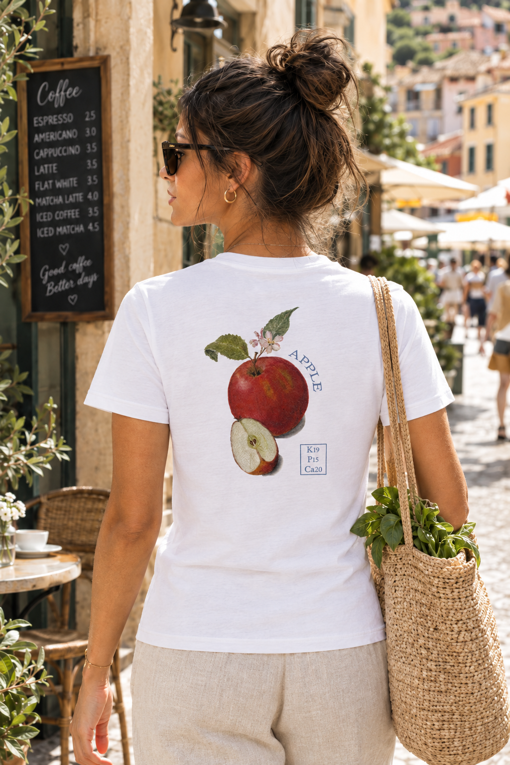Fruit Print T-shirt | Apple