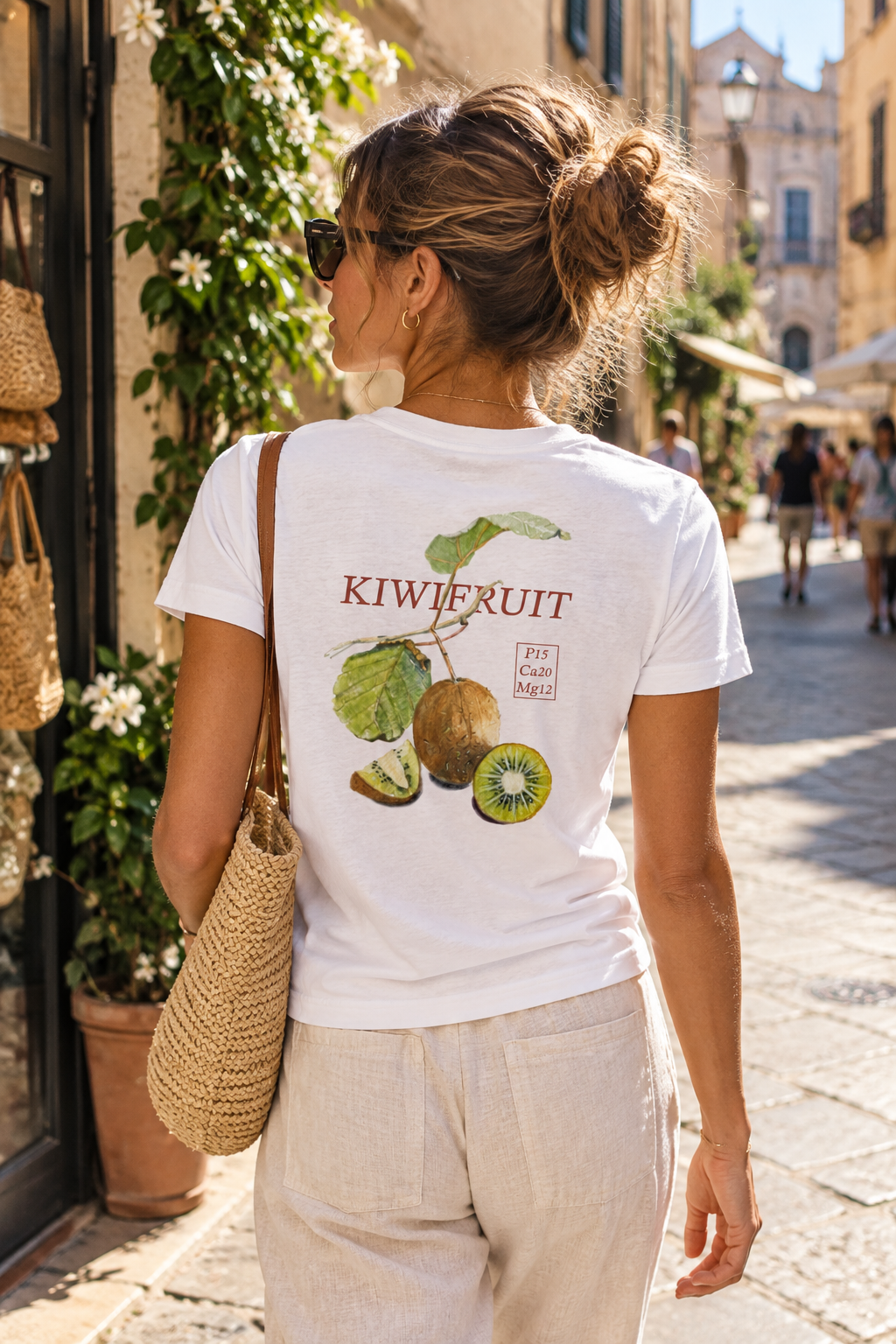 Fruit Print T-shirt | Kiwifruit