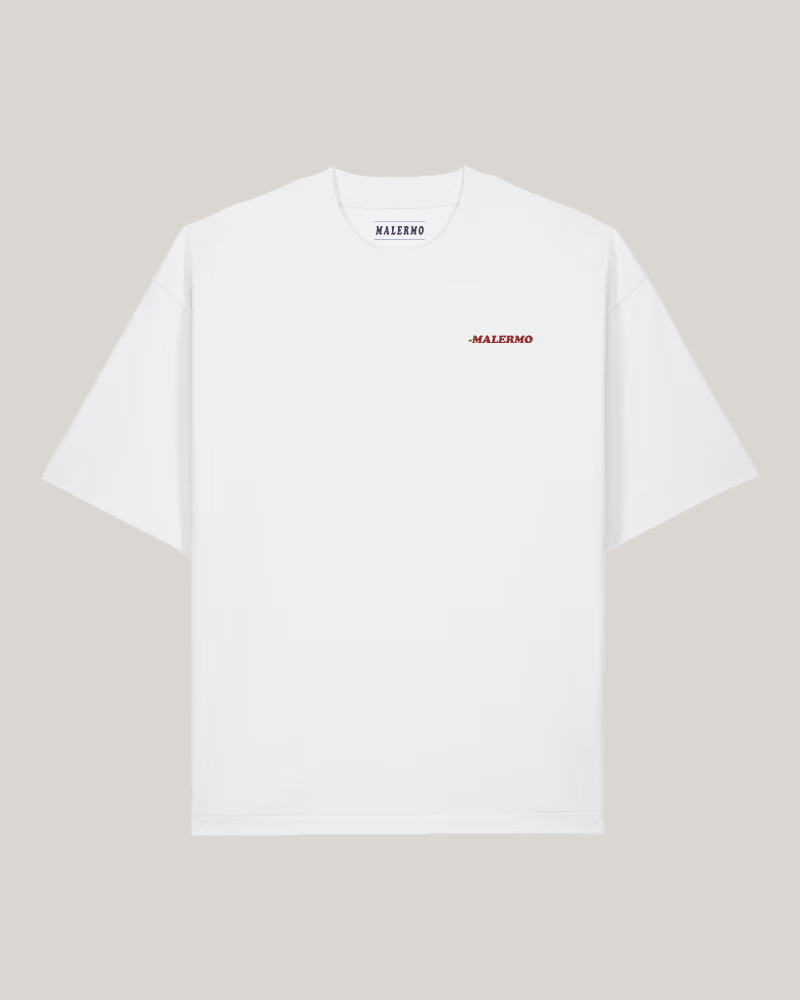 Heavyweight Oversized T-shirt Backprint | Red Apple