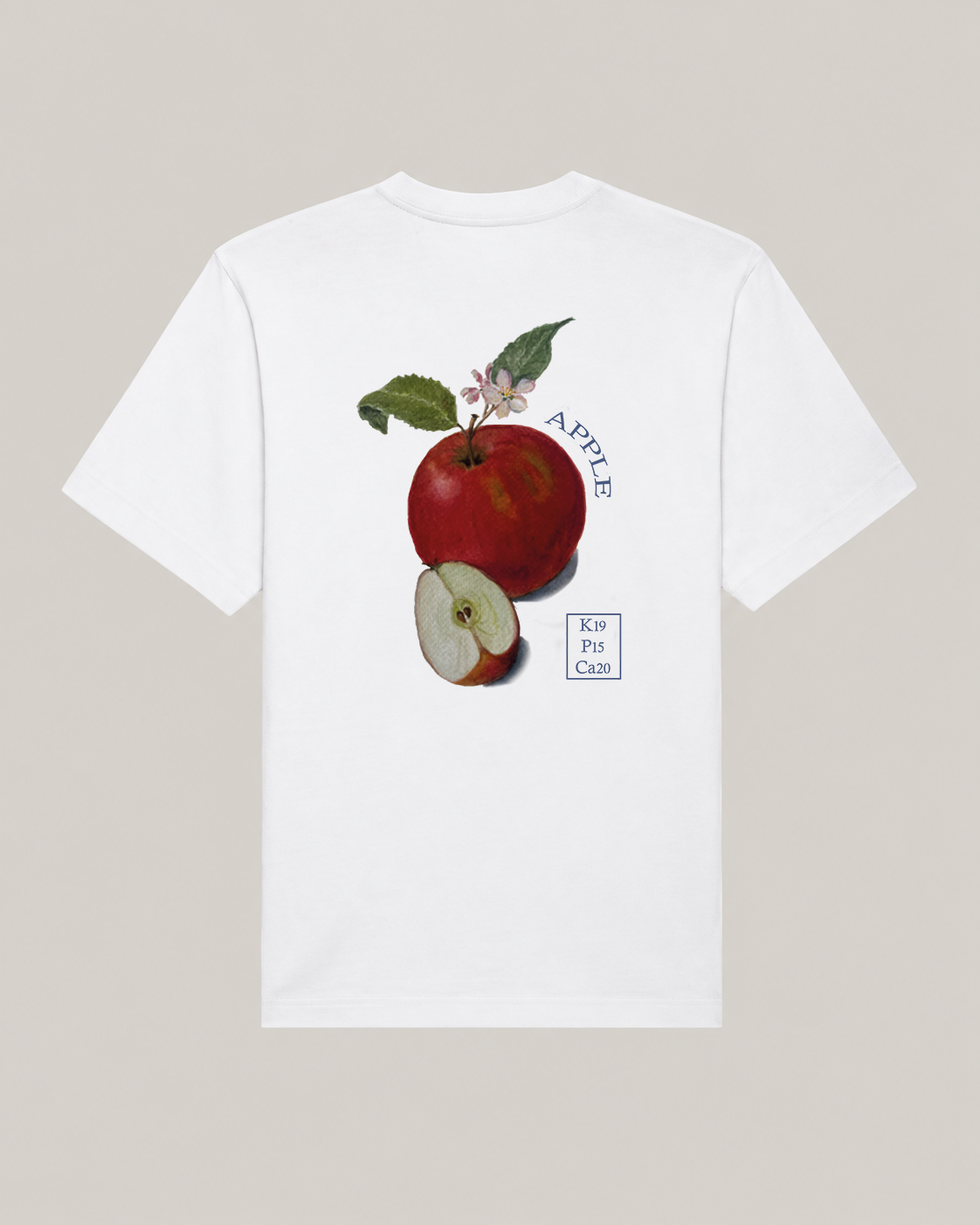 Heavyweight Oversized T-shirt Backprint | Red Apple