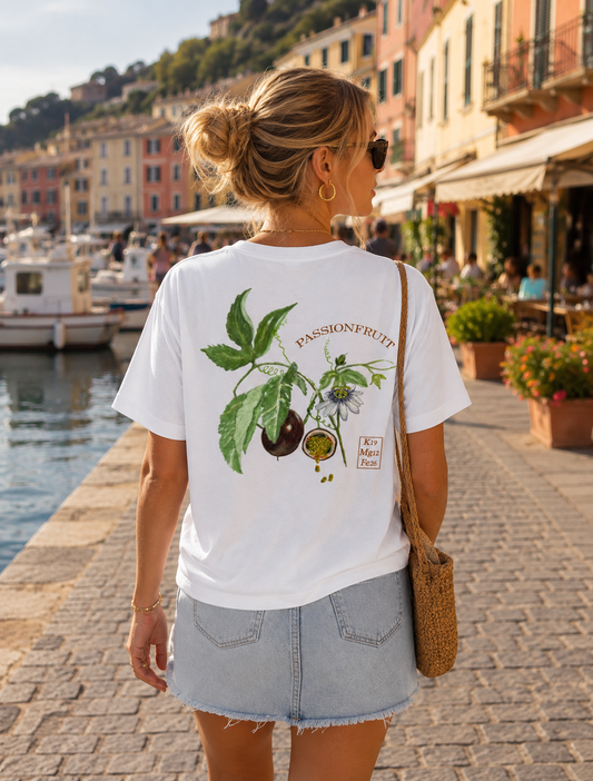 Heavyweight Oversized T-shirt Backprint | Passionfruit