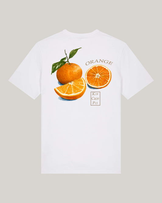 Fruit Print T-shirt | Orange